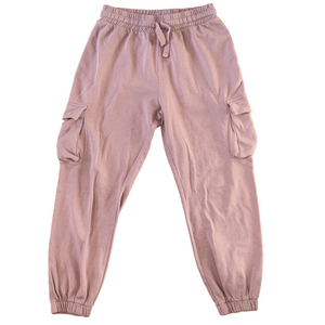 Zara Blush Pink Purple Jogger Sweatpants Size Large